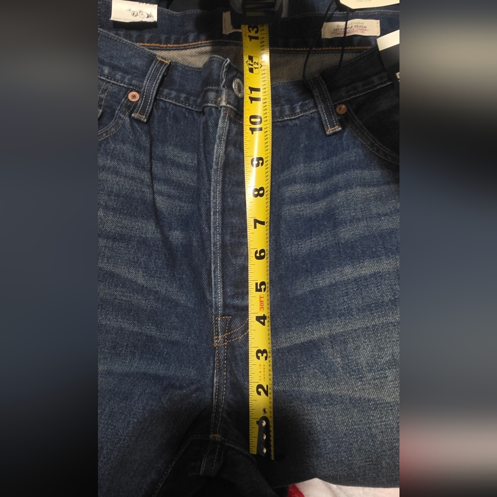 Levis Womens 501 '90s Selvedge Jeans Dark Wash Size 34 X 30 NWT - Picture 8 of 10